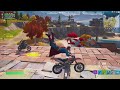 【fortnite】ダートバイクを使ってトリックポイントを獲得する を最速でクリアする【ウィンターフェストクエスト】