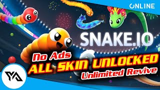 Snake.io MOD APK: Mở Khóa TẤT CẢ Skin \u0026 Không Quảng Cáo | All Skin Unlocked \u0026 No Ads