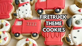 Let's decorate! Learn to decorate Firetruck themed cookies withe me!