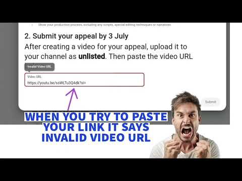 Invalid Video Url Link Appeal For Reused Content Monetization
