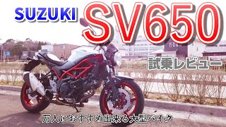 【試乗インプレ】SUZUKI SV650 ABS　スズキ　【良い所　いまいちな所】