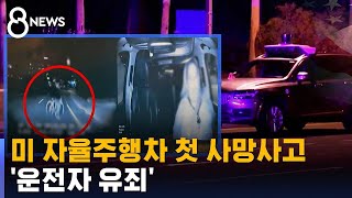 미 자율주행차 첫 사망사고 '운전자 유죄'…보호관찰 3년형 / SBS 8뉴스