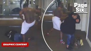 Surveillance video shows Sean 'Diddy' Combs beating singer Cassie Ventura