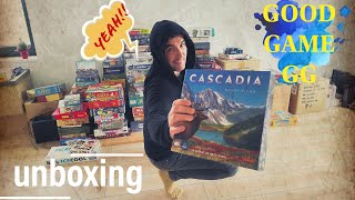 Cascadia unboxing joc de societate