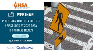 Pedestrian Traffic Fatalities: A First Look at 2024 Data & National Trends