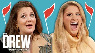 Meghan Trainor Shares Side-By-Side Toilets with Drew Barrymore | Red Flags | The Drew Barrymore Show