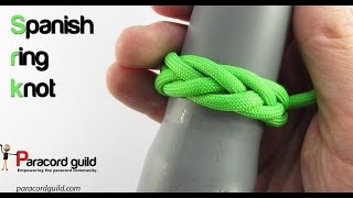 How to tie a Spanish ring knot