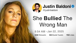 Instant Regret! Justin Baldoni Proved that Blake Lively \u0026 Ryan Reynolds Bullied The Wrong Person.