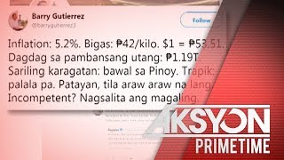 Barry Gutierrez kay Pres. Duterte: “Nagsalita ang magaling.”