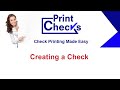 Print Checks PRO - How to create a check