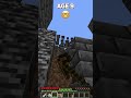 Avoiding Traps vs Different Ages in Minecraft #shorts #meme #memes