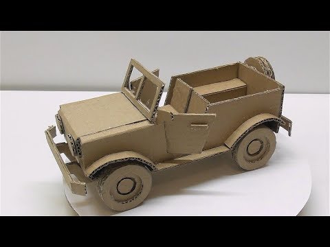 How to make a car from cardboard How to make a car from cardboard