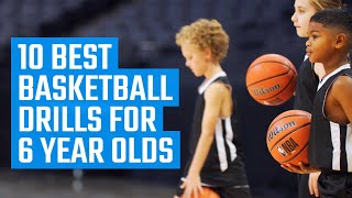 Best Basketball Drills for 6 Year Olds | Fun Beginner Basketball Drills by MOJO