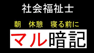 【最短１分記憶術】社会福祉士国家試験対策　福祉サービスの組織と経営②