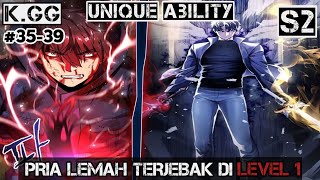 PRIA LEMAH TERJEBAK DI LEVEL 1 || ALUR CERITA MANHWA OVERPOWER SEASON 2