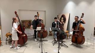 The Pink Elephant (Tony Osborne) for double bass quartet (Emeth Ensemble/Mikyung Sung)