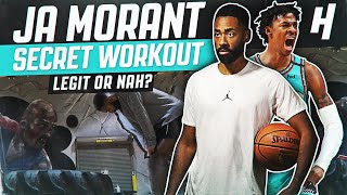 TRYING JA MORANT'S SECRET WORKOUT! DID MY VERTICAL INCREASE?