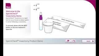 The SpermCheck Home Test for Vasectomy