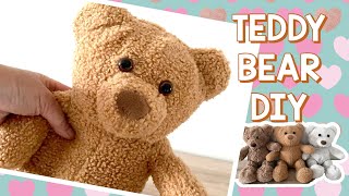 Make Your Own Teddy! Step-by-step Tutorial ! Beginner-friendly! Pattern Available