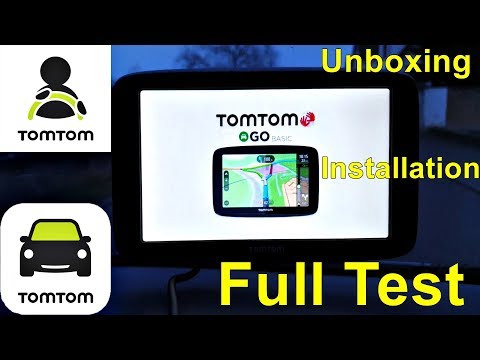 TomTom Go Basic 6 – GPS unpacking, installation and car test