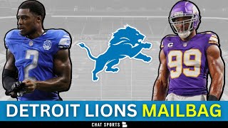 Detroit Lions Mailbag Rumors: Lions Draft Day Trades? Should The Lions GO BIG In Free Agency?