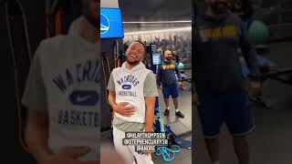 Steph Curry and Draymond trolling Klay on not being named to the NBA's 75th Anniversary team