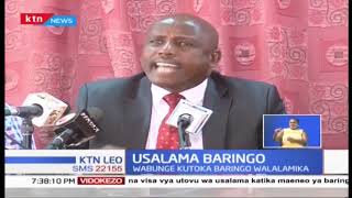 Wabunge kutoka Baringo walalamikia ukosefu wa usalama