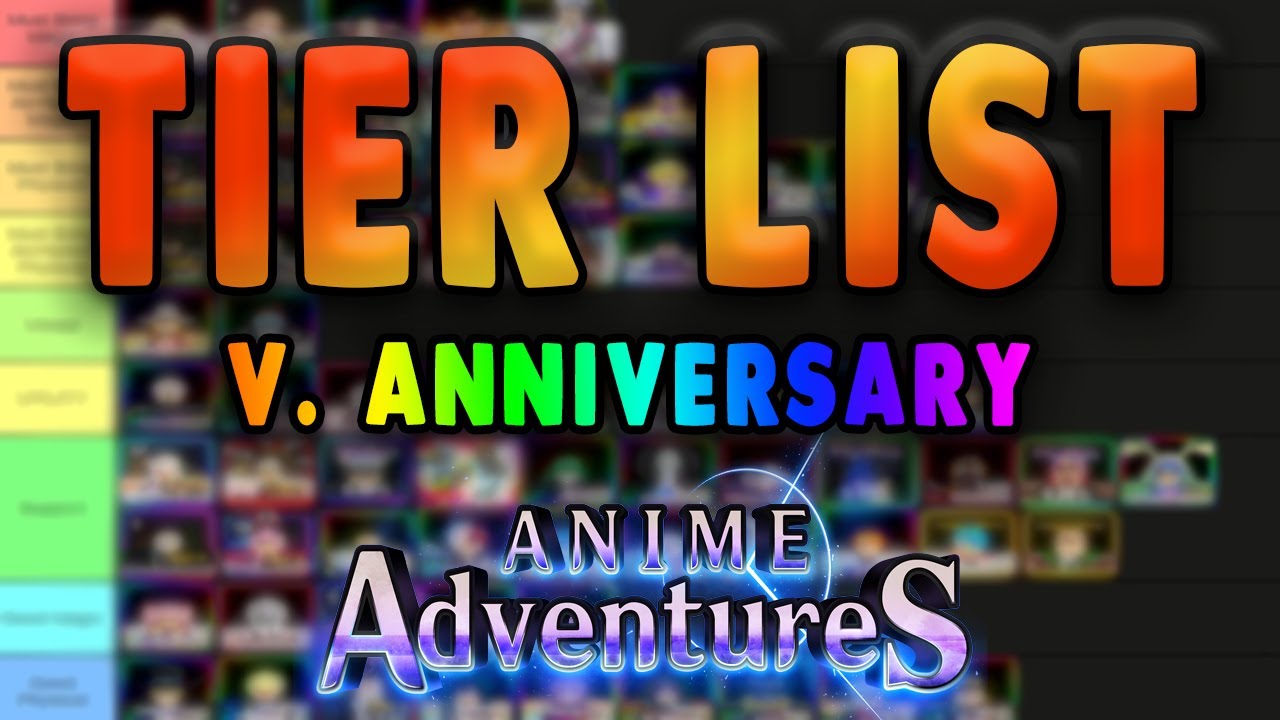 ANNIVERSARY UPDATE* Anime Adventures Tier List * Who You Should Summon ...