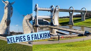 Kelpies and Falkirk beautiful day trip || February 2022