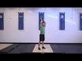 kettlebell overhead press single bell two hands exercise demo