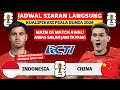 Jadwal Kualifikasi Piala Dunia 2026 - Indonesia vs China - Jadwal Timnas Indonesia Live RCTI