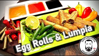 🔵 Venison Egg Rolls and Lumpia | Cast Iron Cooking | Teach a Man to Fish