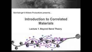 Introduction to Correlated Materials. Lecture 1: Beyond Band Theory