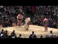 嘉風 vs 照ノ富士 2017大相撲春場所4日目 sumo yoshikaze vs terunofuji 2017 osaka