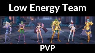 Saint Seiya Awakening - Low Energy Team Setup for PVP