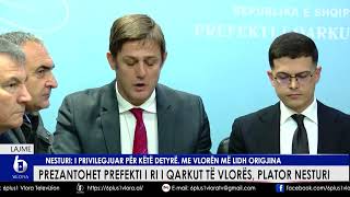 Prezantohet Prefekti i ri i Qarkut Vlorë, Plator Nesturi - Nesturi: I privilegjuar për këtë detyrë