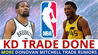 BREAKING: Kevin Durant Trade Saga DONE As Nets Will Keep KD & Kyrie Irving + Donovan Mitchell Rumors