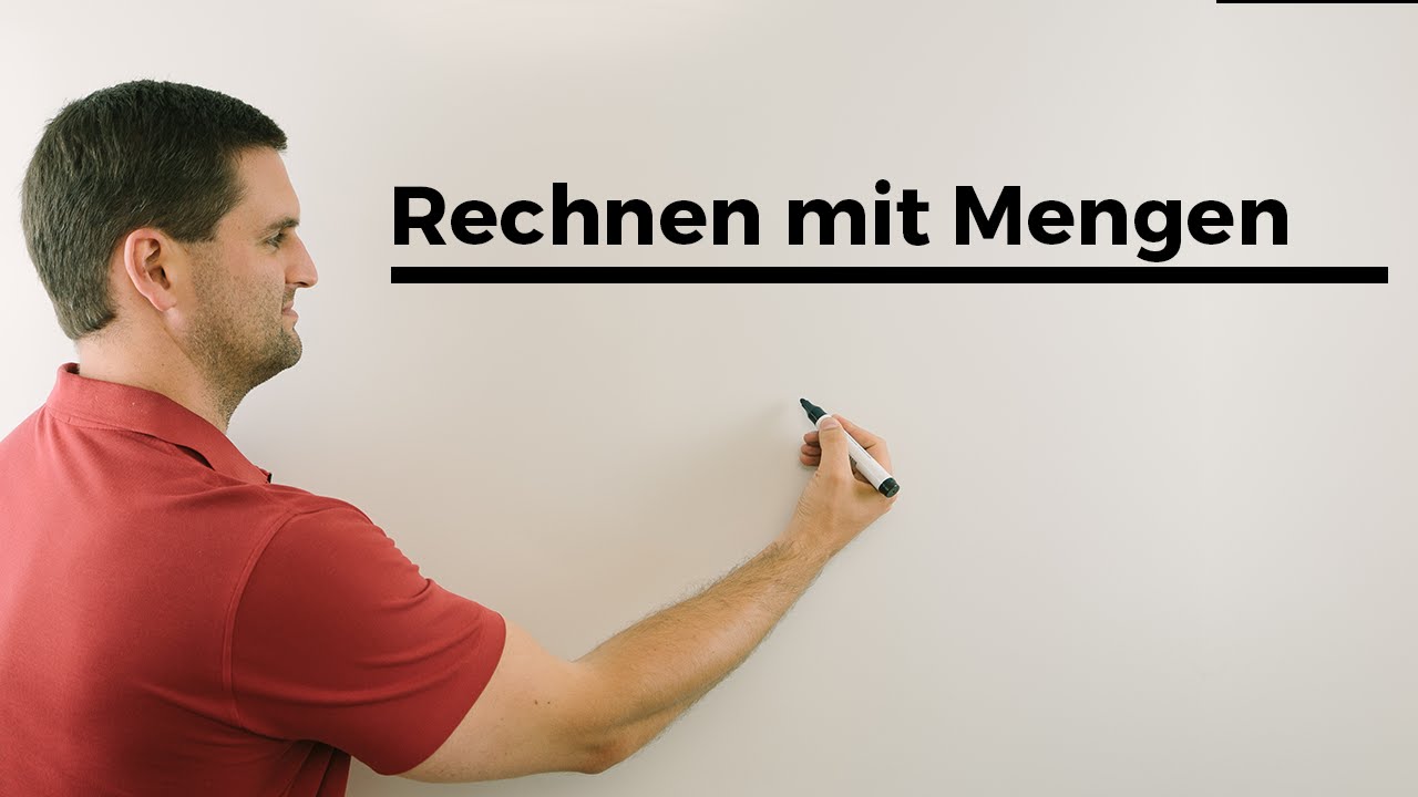 Rechnen Mit Mengen, Schnitt, Vereinigung, Differenz, Komplement | Mathe ...