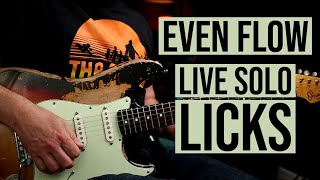 Pearl Jam "Even Flow" Guitar Lesson | Mike McCready Live Solo Licks