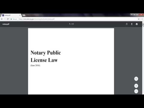 Study Guide to Notaries, Part 1 of 3