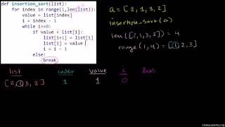 #23. Stepping Through Insertion Sort Function.MP4