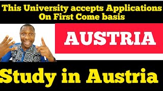 HOW TO STUDY IN AUSTRIA FOR 726 EUROS|IMMIGRATE TO AUSTRIA AS A STUDENT