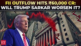 FII selling crosses Rs 60,000 crore in January: Will Trump Sarkar deepen the exodus?