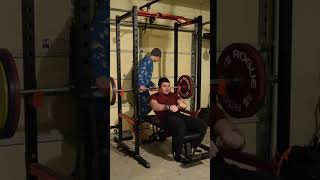 140kg 3x3 Bench