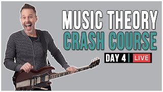 Music Theory Crash Course (Day 4) LIVE + Q&A! CAGED & Bar-Chord Concepts