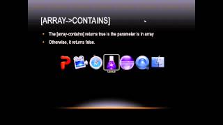 Lasso Programming: [array→contains]