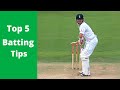 How To Improve Your Batting - Top 5 Batting Tips