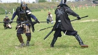 ガチ甲冑合戦　門同流兵法　戦国のリアルファイト演武　Mondo ryu heiho (samurai combat)