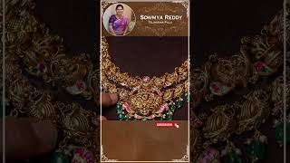 57.4grms kundhan necklace #gold #trending