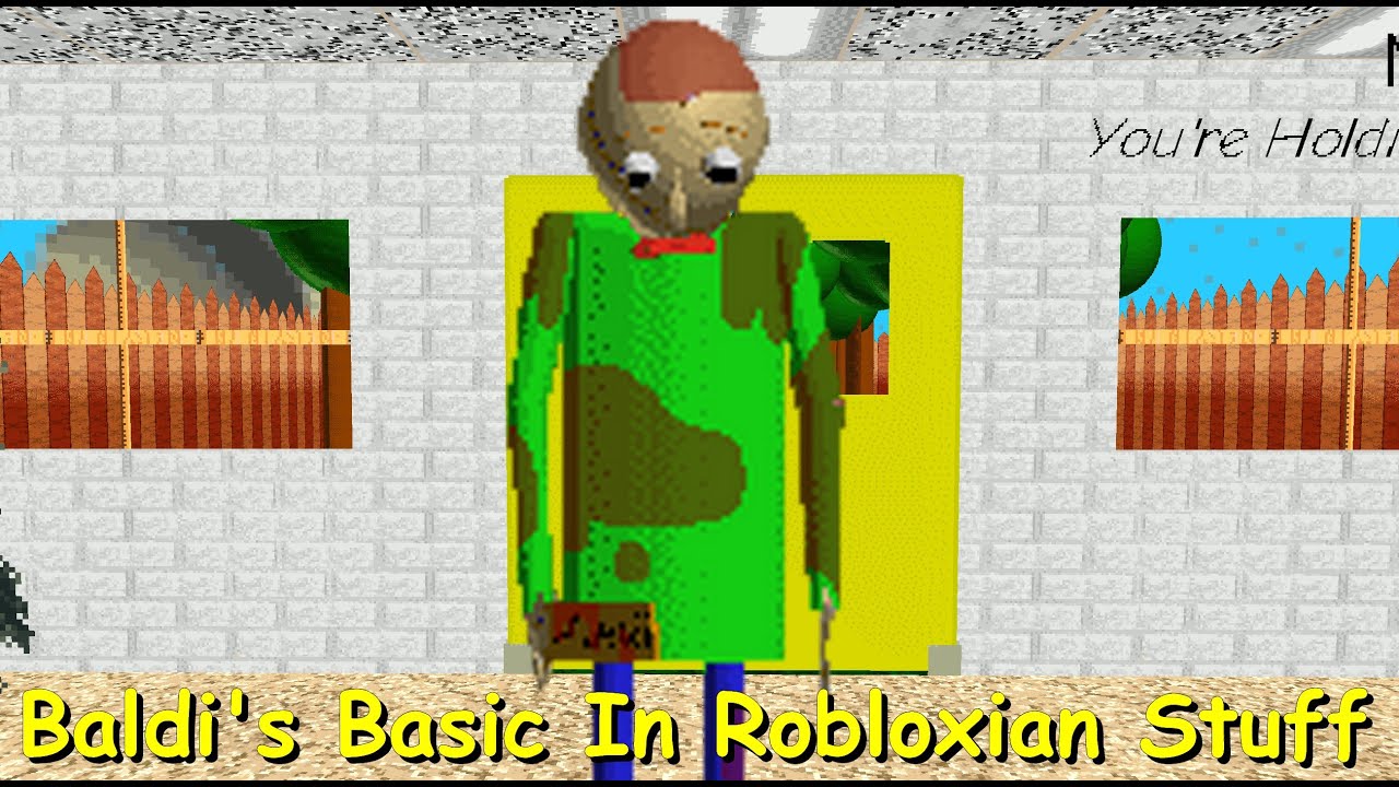Baldi S Basic In Robloxian Stuff Demo Baldi S Basics Mod Mediagamesguide
